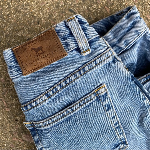 Ralph Lauren Pants - Ralph Lauren Lauren Jeans Co. Denim Jean Shorts with Horse Detail